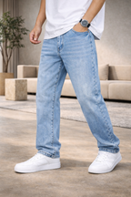 ALVOR IRON STRAIGHT DENIM JEANS