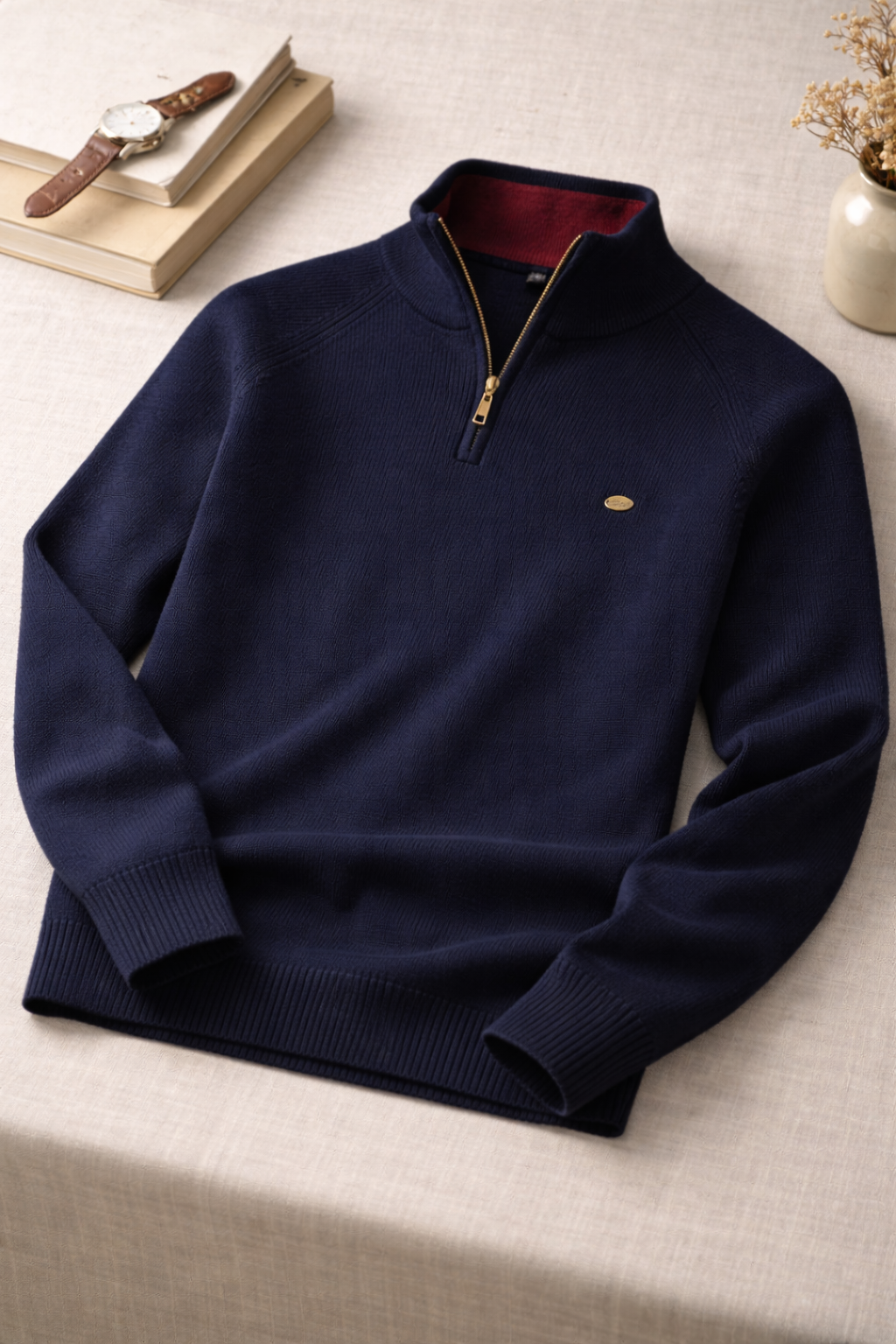 Bologna Half-Zip Knit