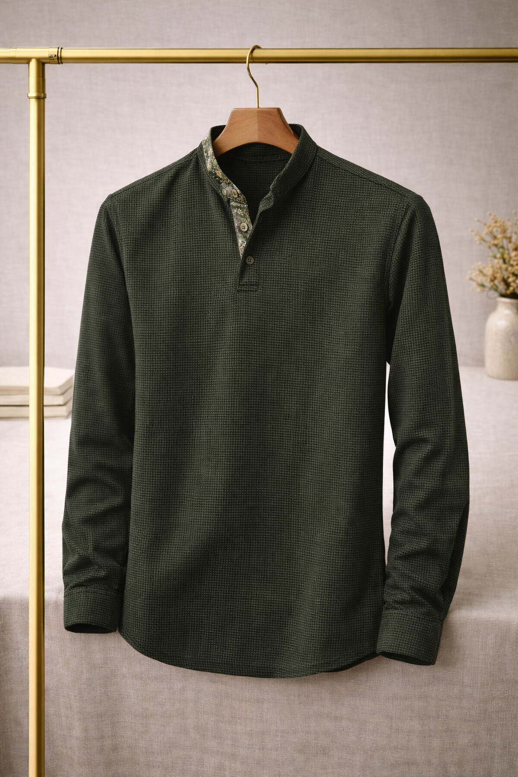 Denia Structured Longsleeve Polo