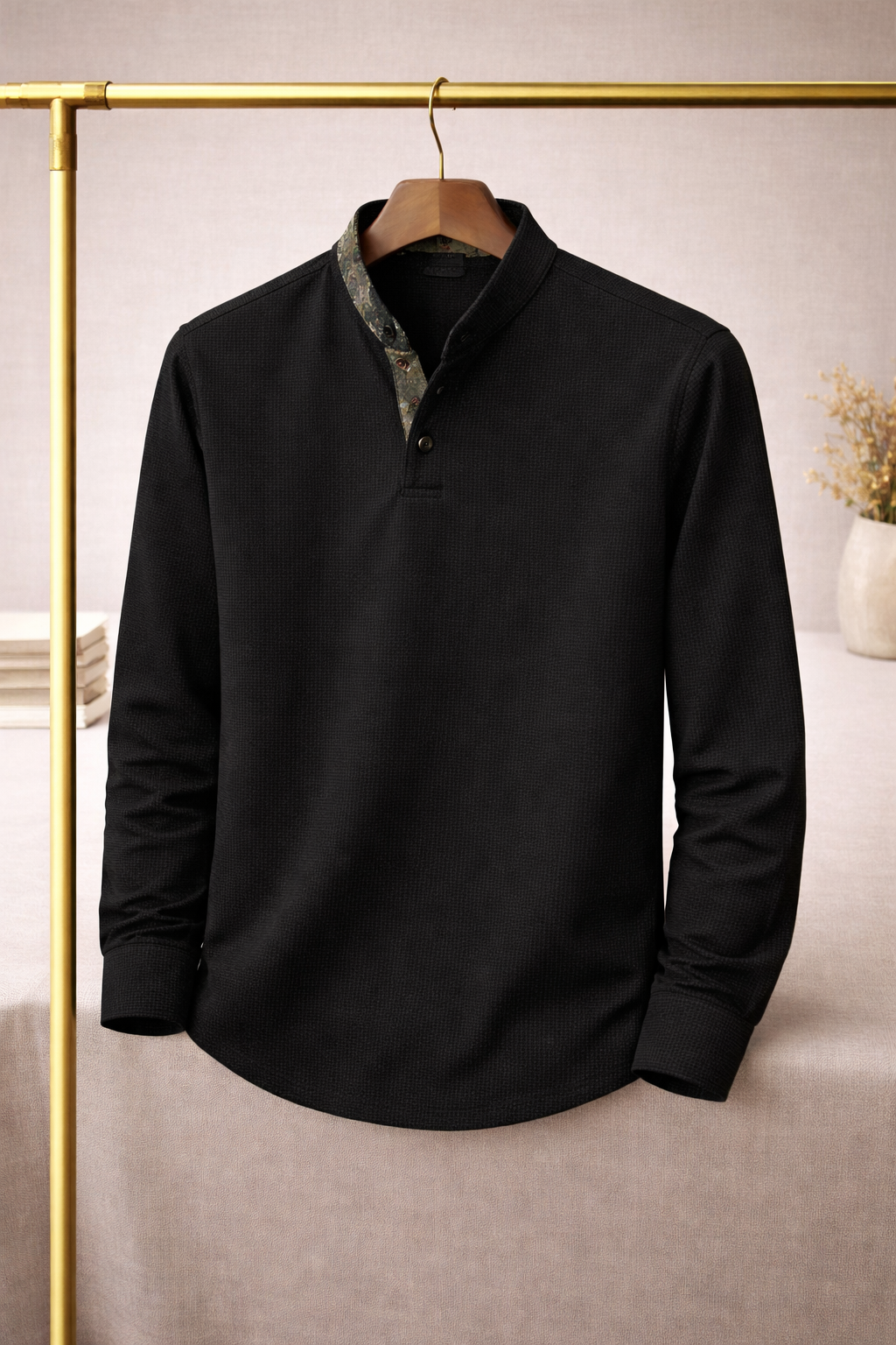 Denia Structured Longsleeve Polo