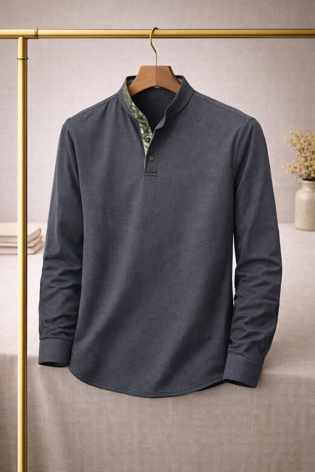 Denia Structured Longsleeve Polo