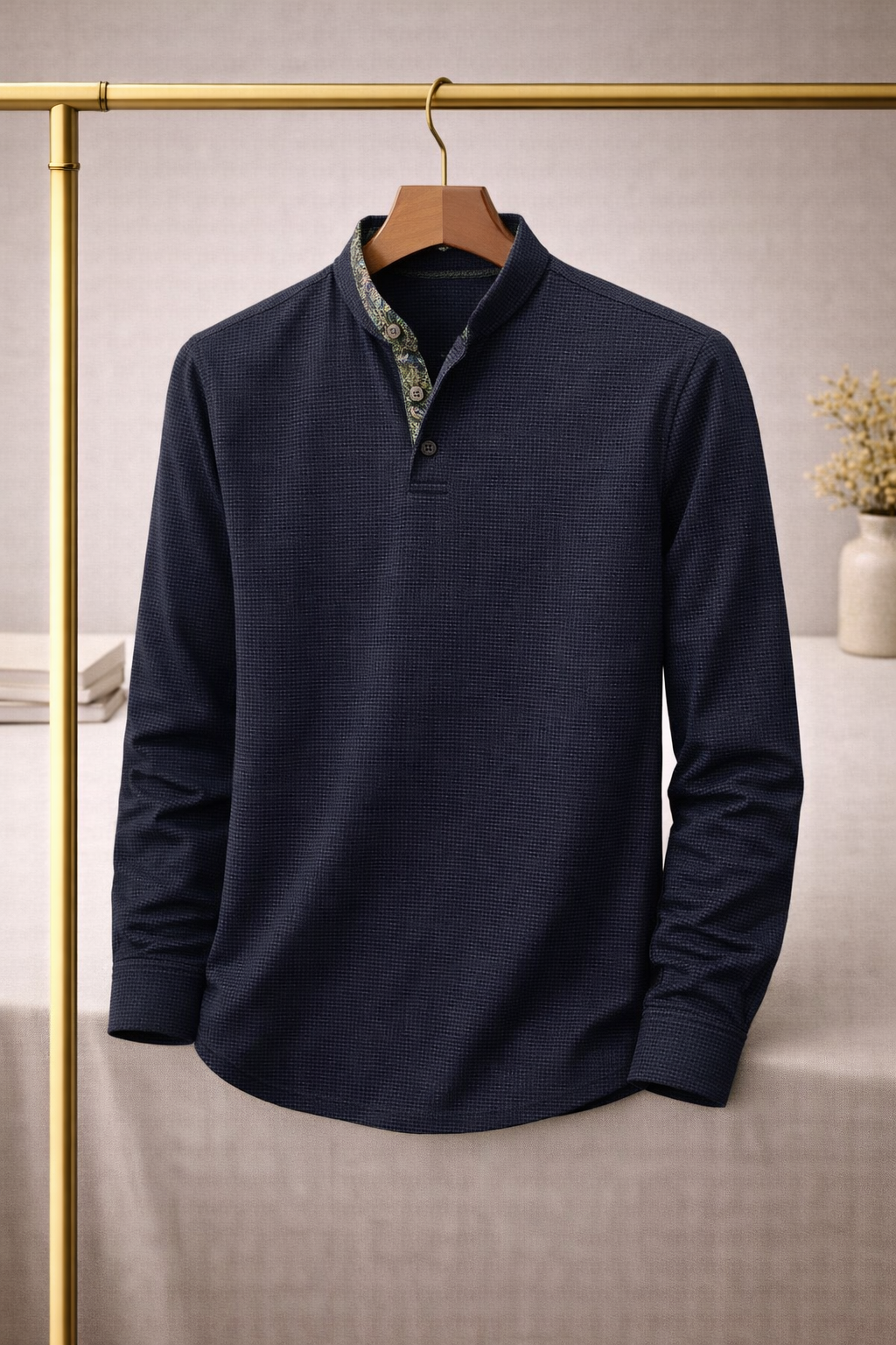 Denia Structured Longsleeve Polo