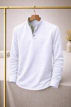 Denia Structured Longsleeve Polo