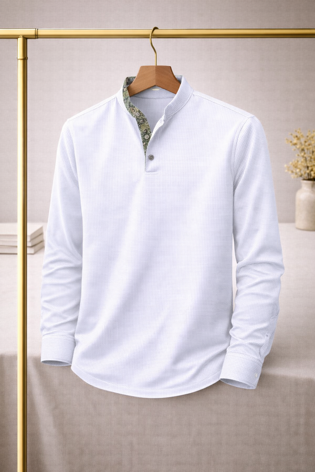 Denia Structured Longsleeve Polo