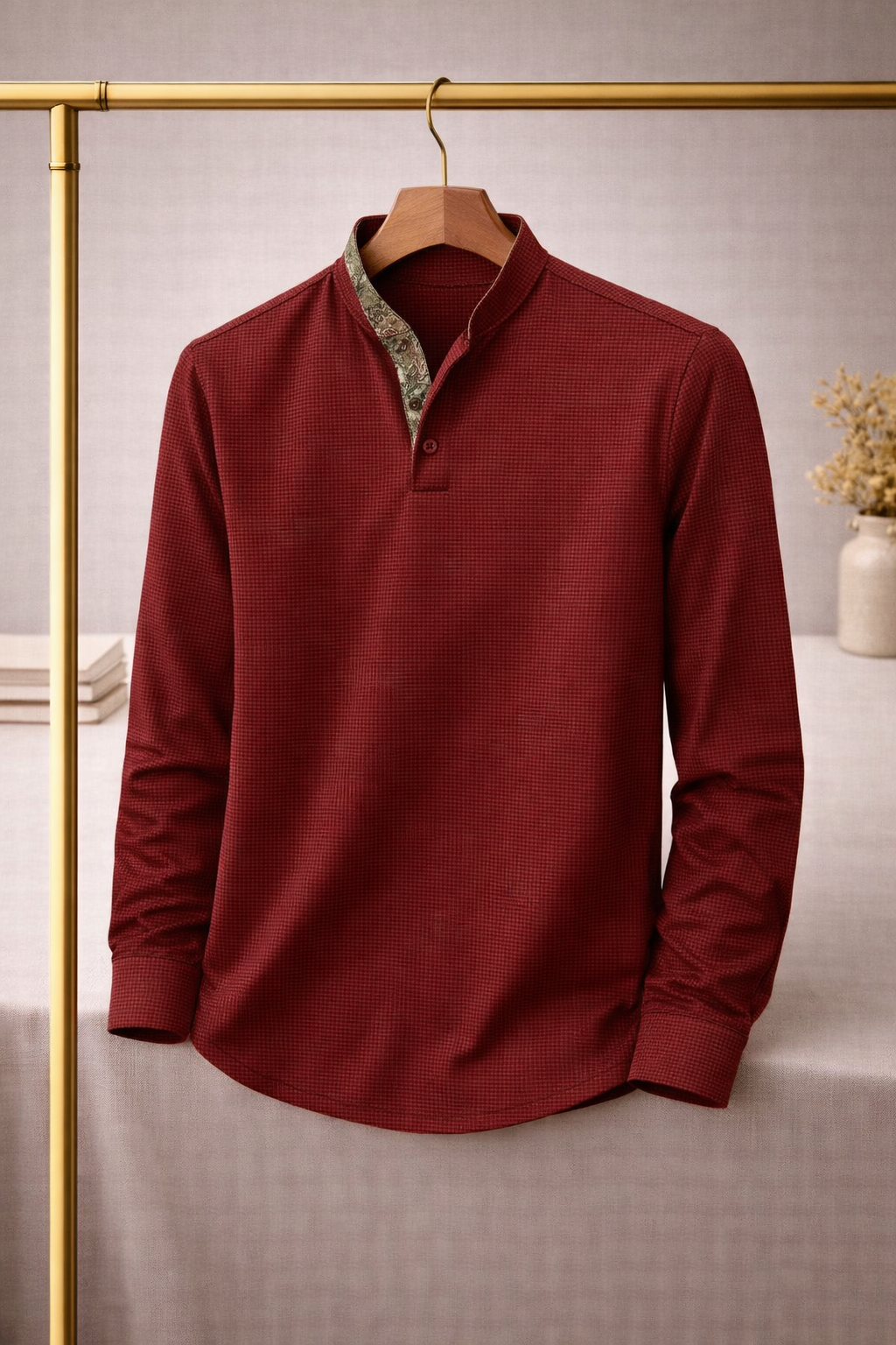 Denia Structured Longsleeve Polo