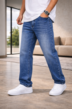 ALVOR IRON STRAIGHT DENIM JEANS