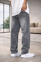 ALVOR IRON STRAIGHT DENIM JEANS