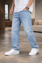 ALVOR IRON STRAIGHT DENIM JEANS